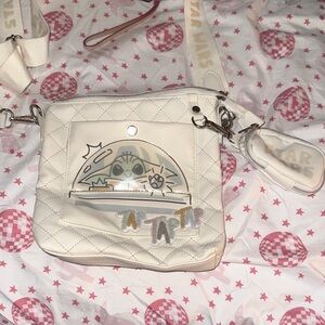 Disney Star Wars Cream Quilted Crossbody Bag